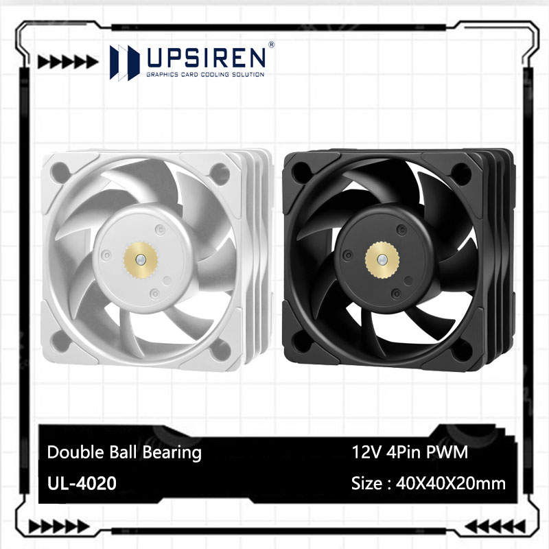 Case Fan Controller - UPSIREN UL-4020 4cm 냉각 팬/40x40x20mm/더블 볼