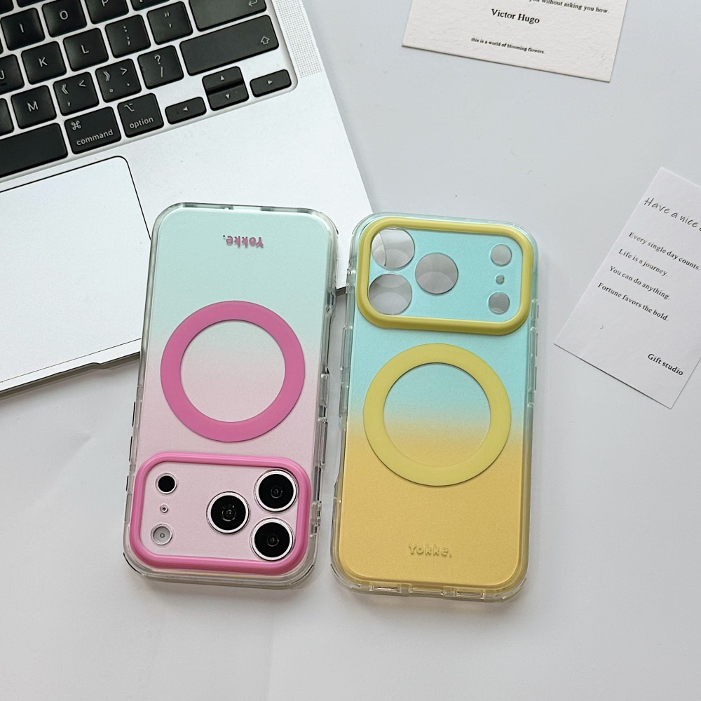 Matte Pc Case - 패션 캔디 컬러 다즐 마그세이프 카메라