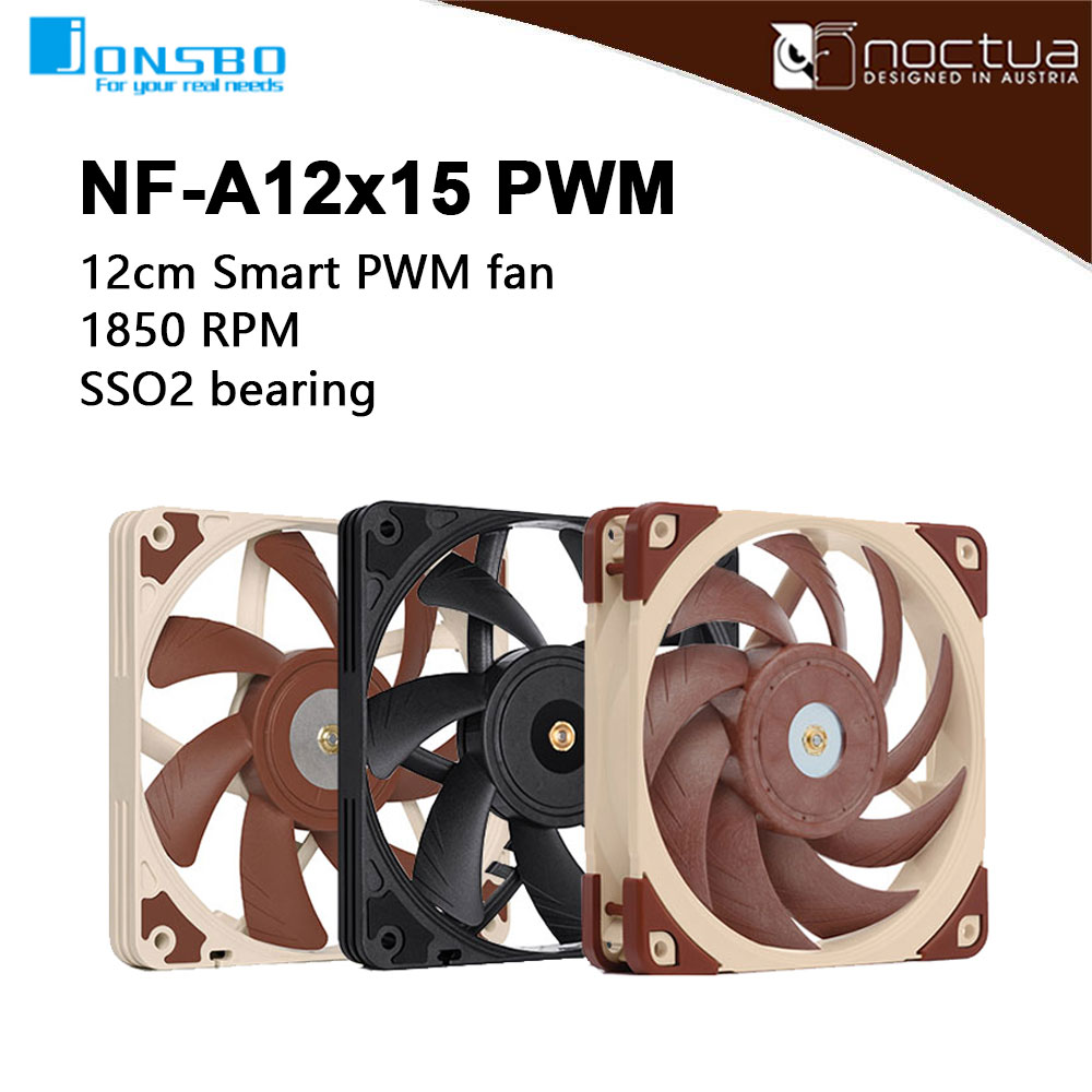Case Fan Controller - Noctua NF-A12x15 PWM Chromax.black.swap 초박형 컴퓨터