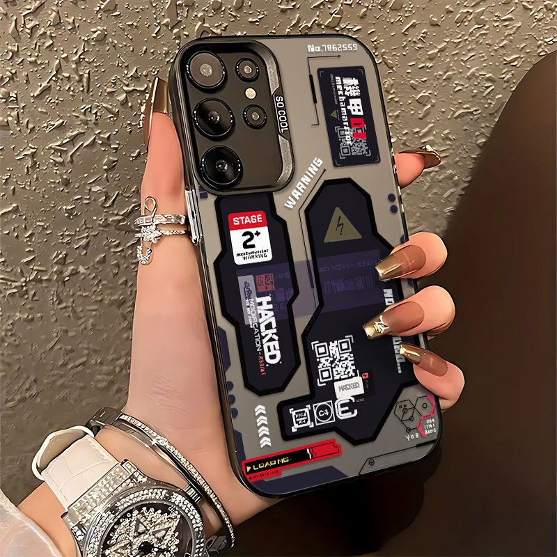 Matte Pc Case - 해커 크리에이티브 메카 케이스 삼성 갤럭시
