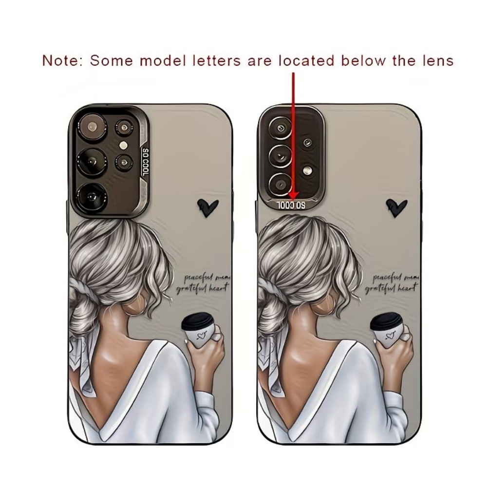 평화롭고 감사하는 소녀 프린트 폰 케이스 삼성 갤럭시  - Matte Pc Case 리뷰 및 가격
