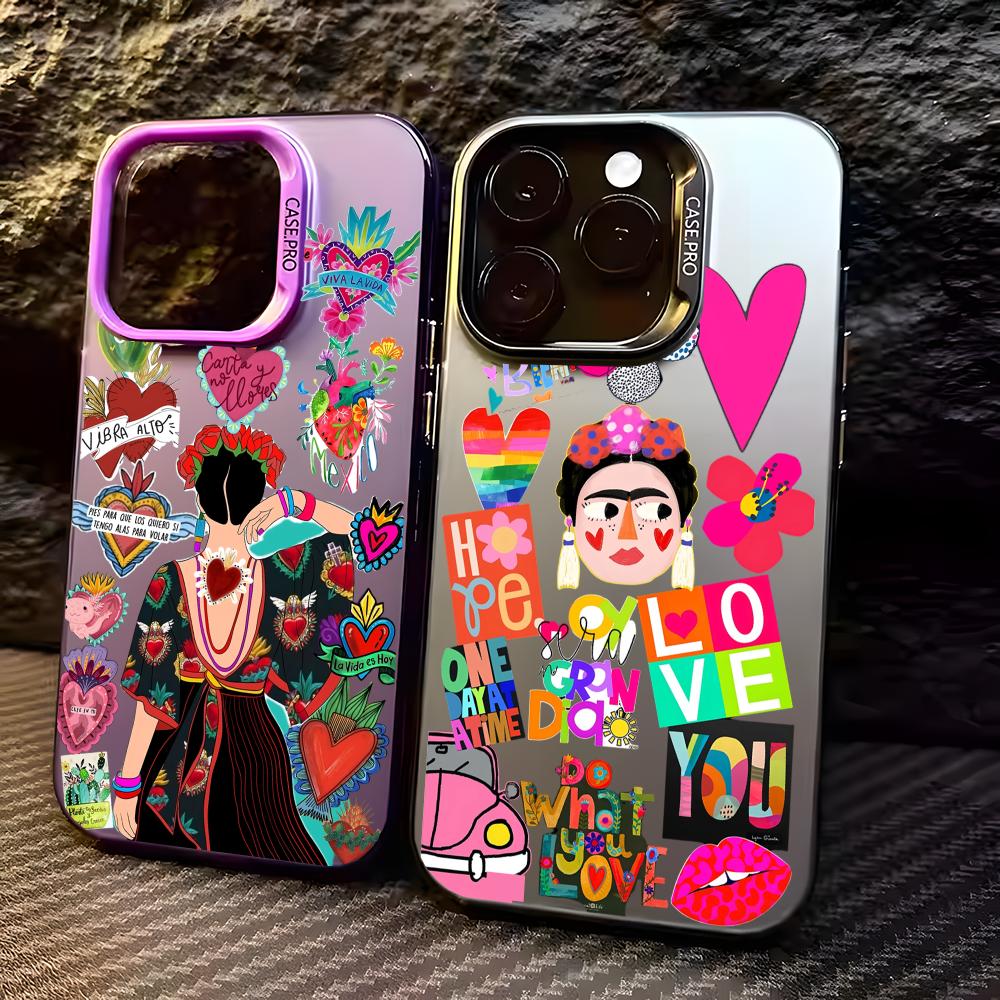 프리다 칼로 디자인 아이폰 17 16 15 14 13  - Matte Pc Case 리뷰 및 가격