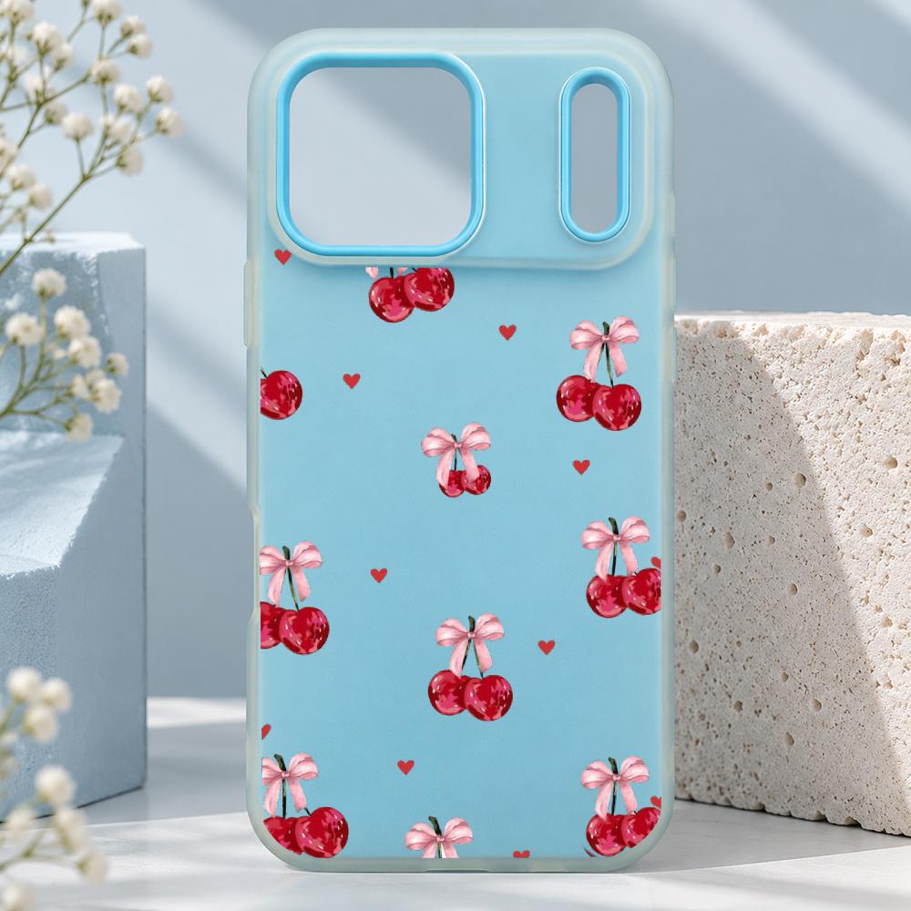귀여운 핑크색 하트 리본 디자인의 아이폰 18, 17, - Matte Pc Case 리뷰 및 가격