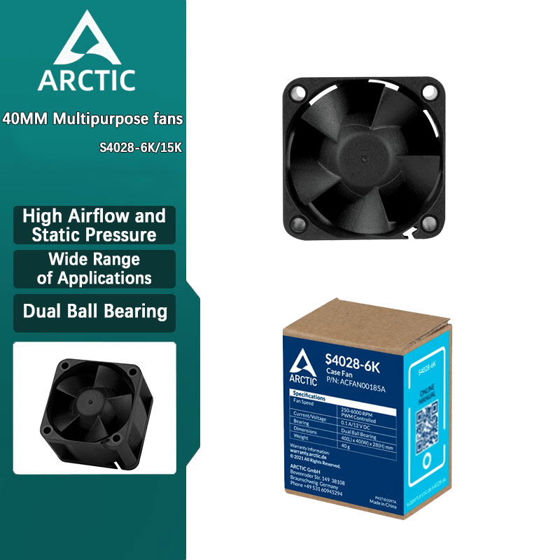 ARCTICS S4028 컴퓨터 케이스 팬, 듀얼 볼  - Case Fan Controller 리뷰 및 가격