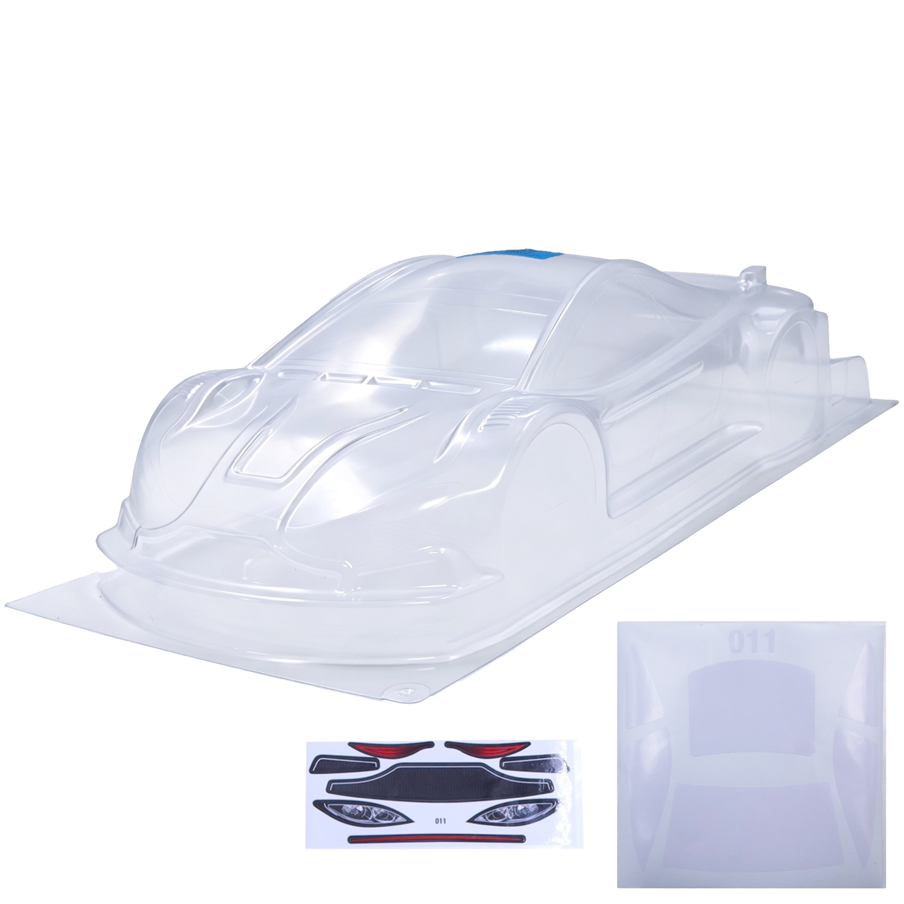 1/10 스케일 RC 차량용, 도색되지 않은 투명 바디 - Pc Chassis 리뷰 및 가격
