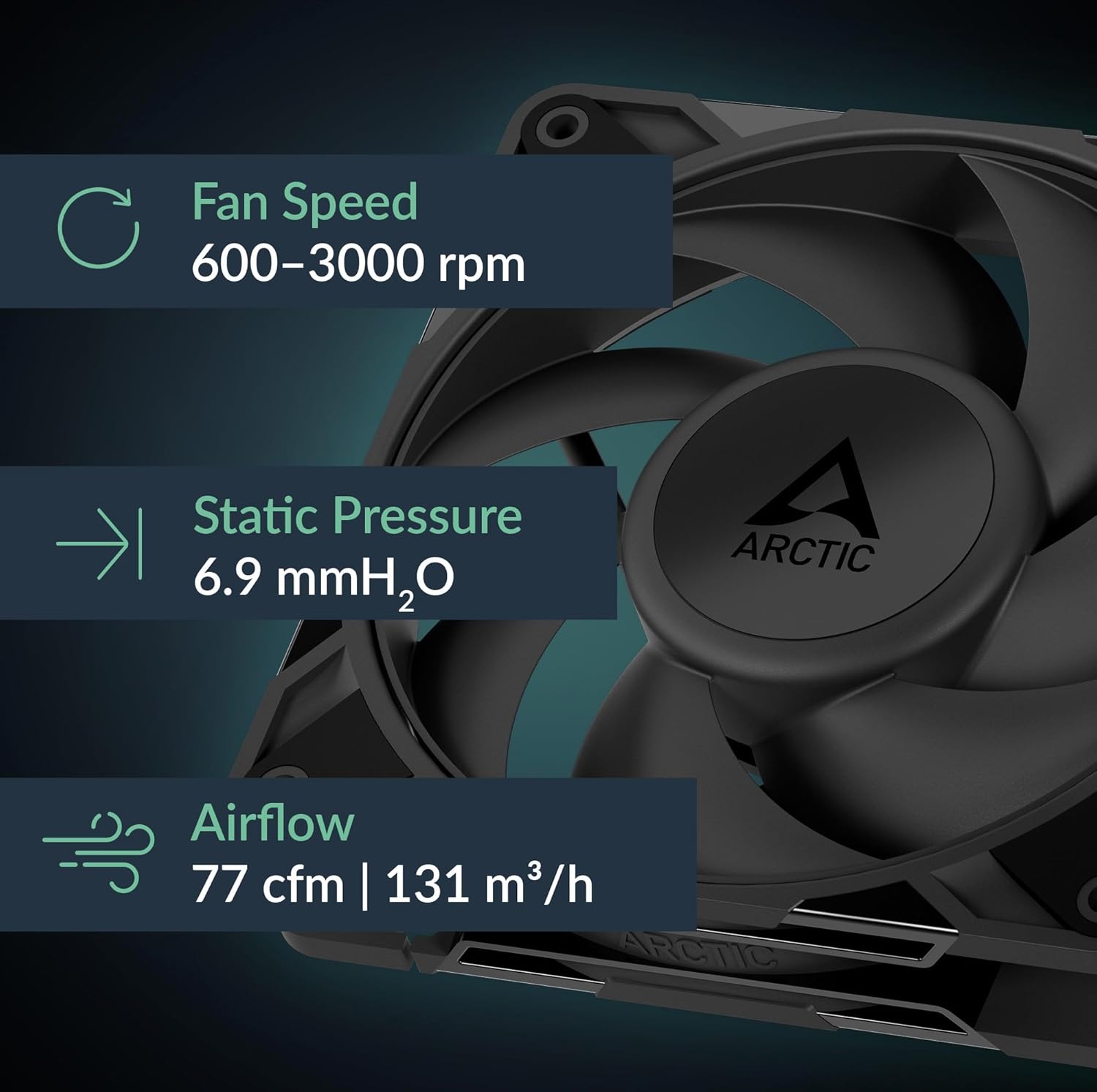 ARCTIC P12 Pro 컴퓨터 데스크탑 12cm 고 - Case Fan Controller 리뷰 및 가격